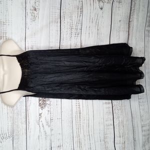 Fourtys Dress Spaghetti Strap Black. Sz XS